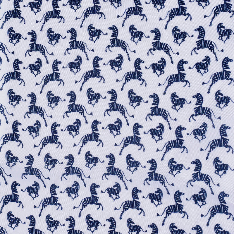Zebra Pocket Square