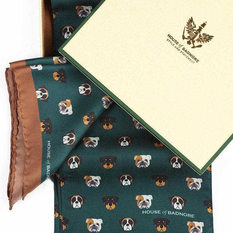 Brutus & Co Pocket Square & Ascot Scarf Set