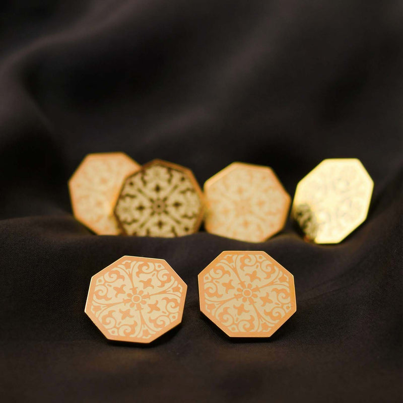 Eden Bandhgala Buttons (Ivory)