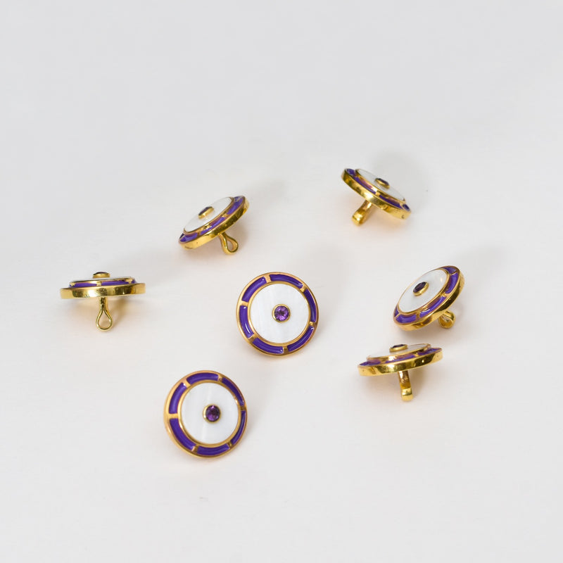 Purple Rain Bandhgala Buttons
