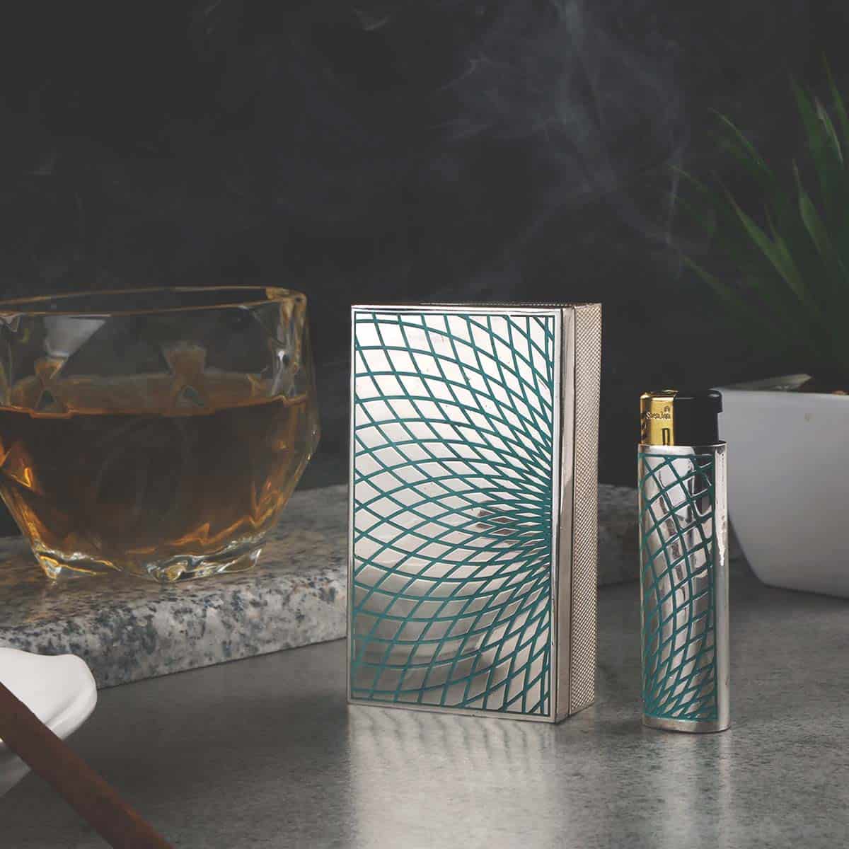 Riviera Cigarette Box & Lighter Set – House of Badnore
